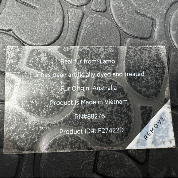 UGG Fluff Slide II Black Fur Lamb Slippers  (Women) US 12/UK10 - Picture 7 of 10